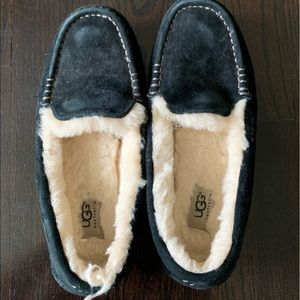 Black UGG Moccasin Slippers